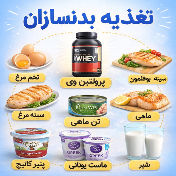 تغذیه بدنسازان