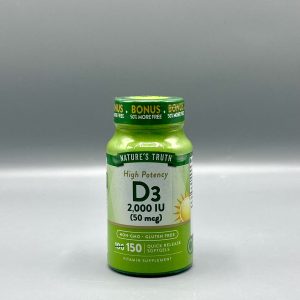 ویتامین d3 دوز ۲۰۰۰(۱۵۰ عددی)