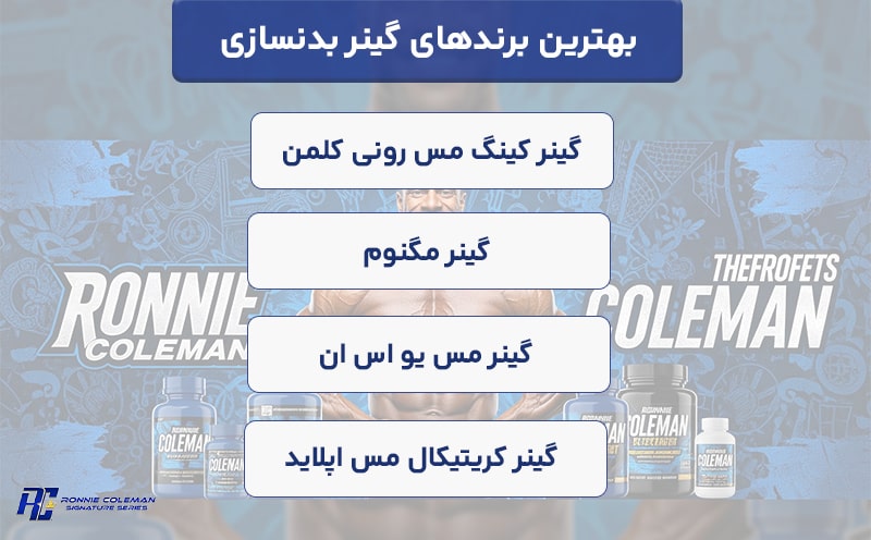 بهترین برند گینر
