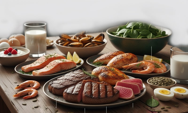 بهترین غذاهای دارای کراتین